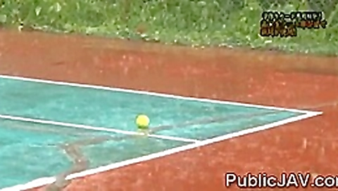 teen 18+ Japanesse tennis player teased in front of teammates