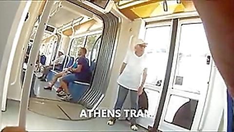 159a FREEBALLING SHORTS COCK OUT ON AEGINA 1