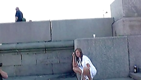 Nude in public 4