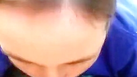 Step brothers wife husband is calling for her while she gives me a bj