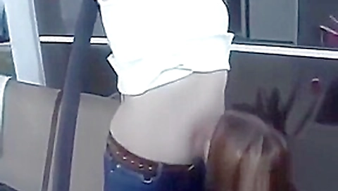 lesbian belly button navel lick