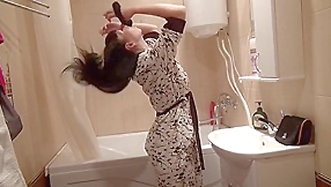 Naughty shower sex and public nudity