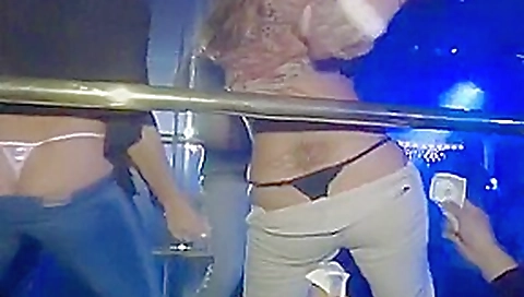 Crazy Sluts Flashing Everything At Disco