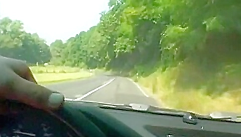 Horny Hitchhiker Touched By A Stranger