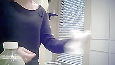 Hot teen 18+ spying bathroom shower naked
