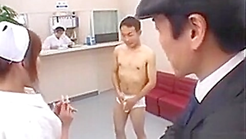 Japanese Nurse Swallows A Patients Cum