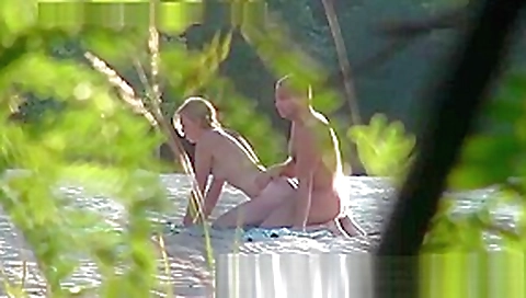 Russian Couple In Public Beach Fucking Caught