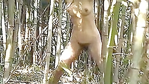 Japanese Amateur in a Bamboo Forest