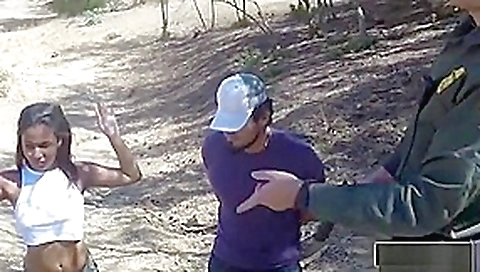 Border Patrol Officer Fucks Latina Chick Loni Legend