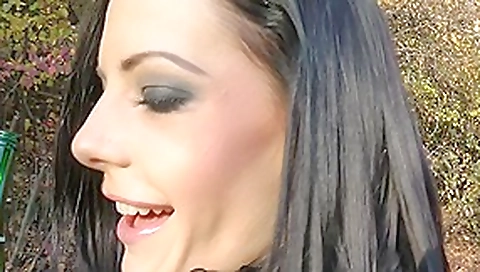 Fisting from a horny brunette