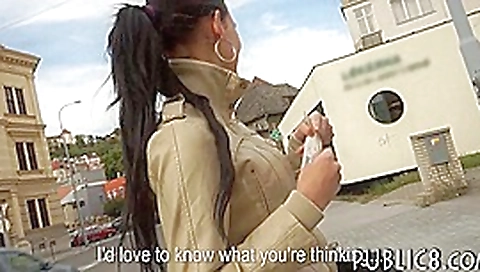 Real amateur Czech girl banged in exchange for money