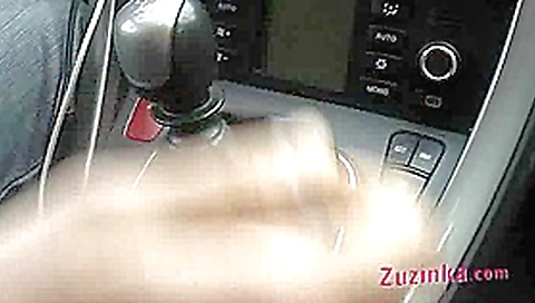 Oral sex in car with czech amateur Zuzinka
