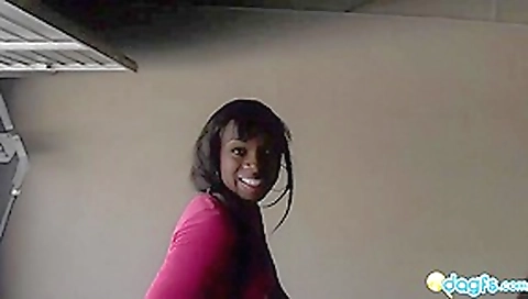 Black gf public parking lot flashing and pussy poking