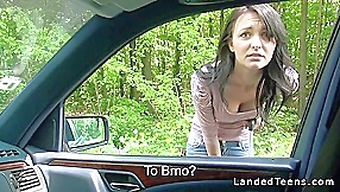 Amateur teen 18+ fucking pov outdoor by the road