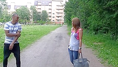 Madelyn in one of the hottest girls gets fucked in the park