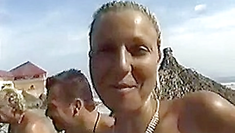 Beach bukkake pt.1